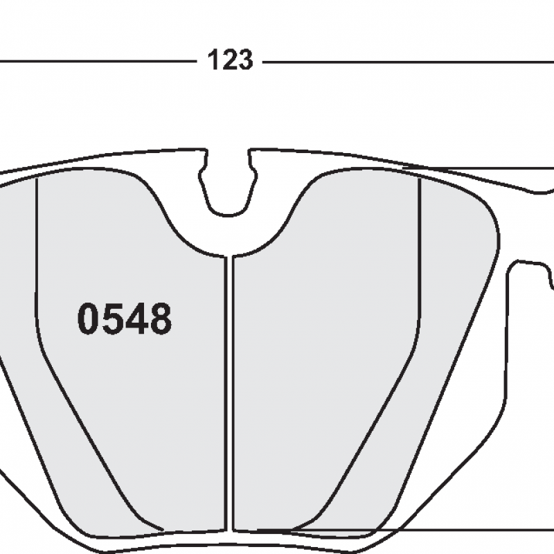 ABS-friendly for rear axles. Race brake pads - BMW rear pad
For OEM brake disc